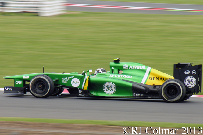 van der Garde, Caterham Renault CT03, British Grand Prix P1, Silverstone
