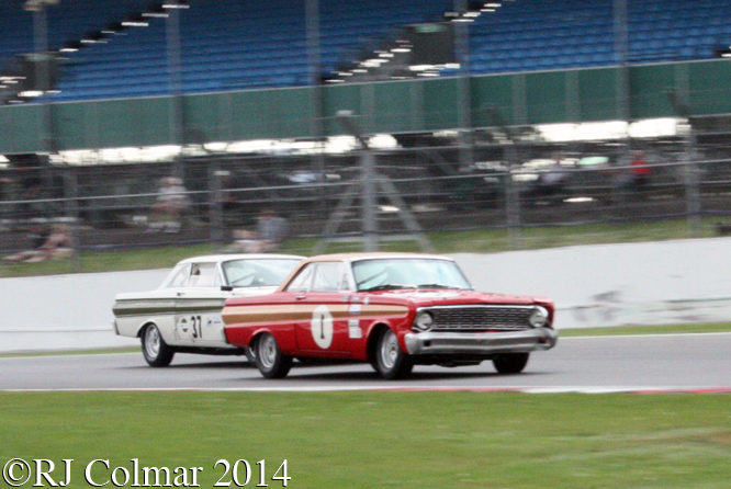 Ford Falcons, Voyazides, Gardiner, Silverstone Classic