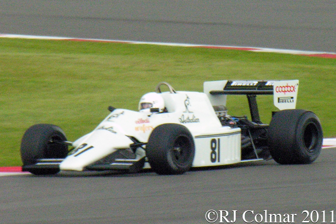 Spirit Cosworth 101D, Mark Williams, Silverstone Classic,