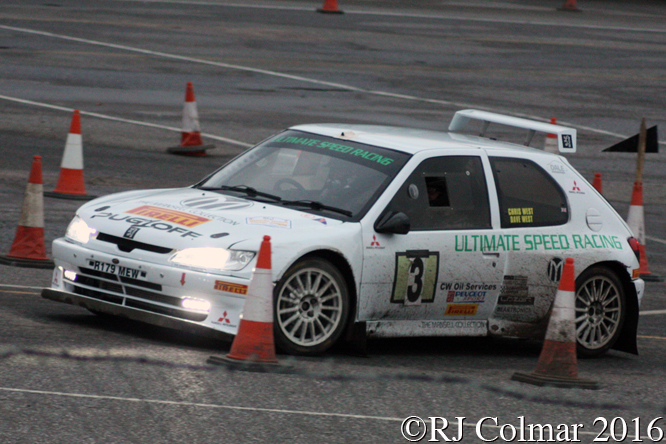 Peugeot 306 Maxi, Chris West, Steve McNulty, MGJ Engineering Winter Stages Rally, Brands Hatch